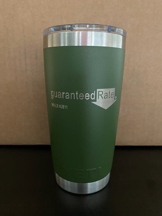 20 oz Stainless Steel Yeti Rambler w/ Mag Slider Lid (NEW)